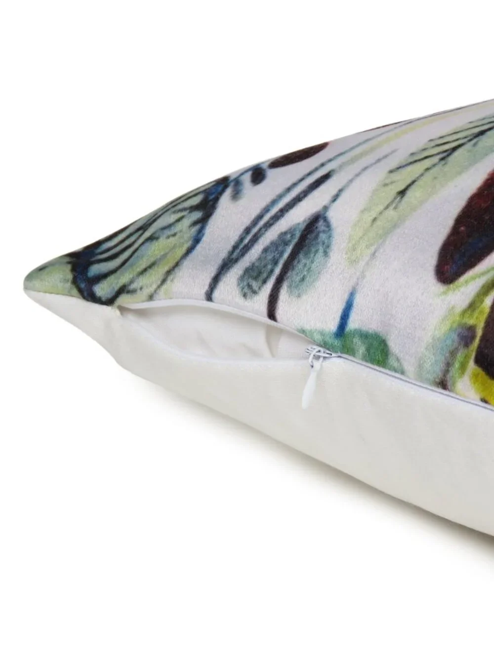 Oussum Cotton Digital Print Cushion Case Tropical Leaf Print Home Decor Set of 2